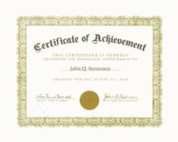 Certificate 4
