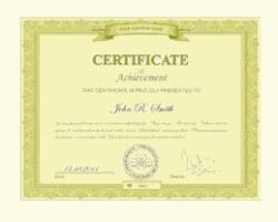 Certificate 2